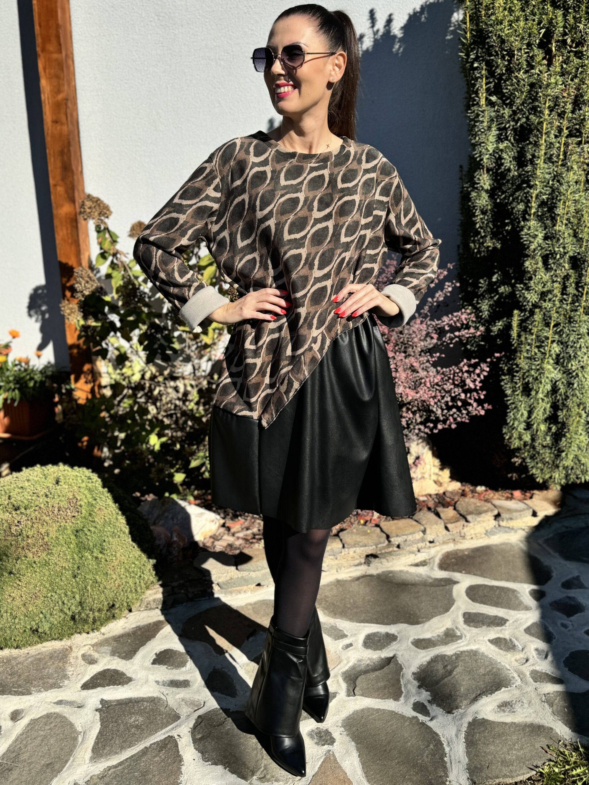 Dámske šaty Zala zelené - Image 2