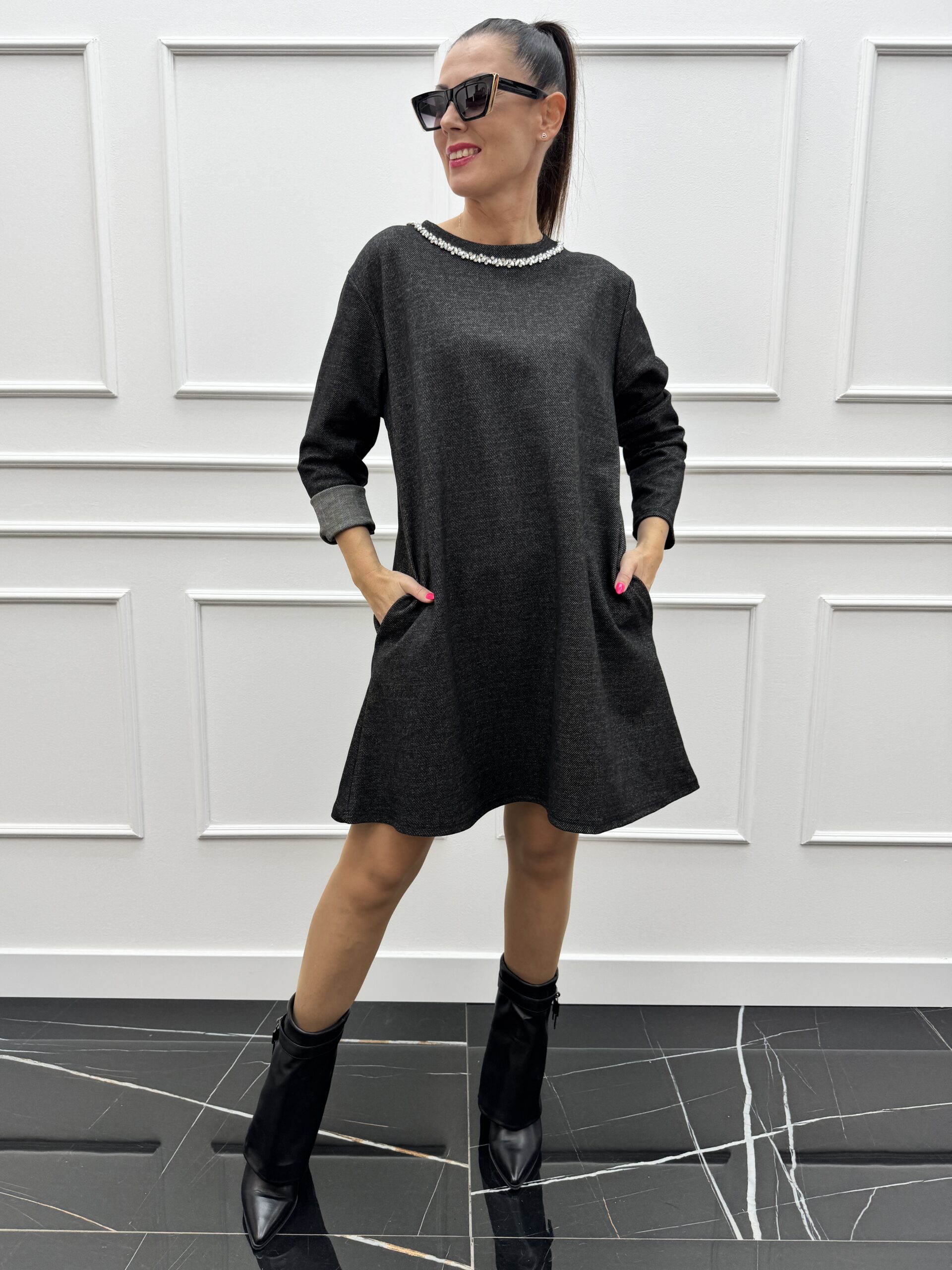Dámske šaty Josefa čierne