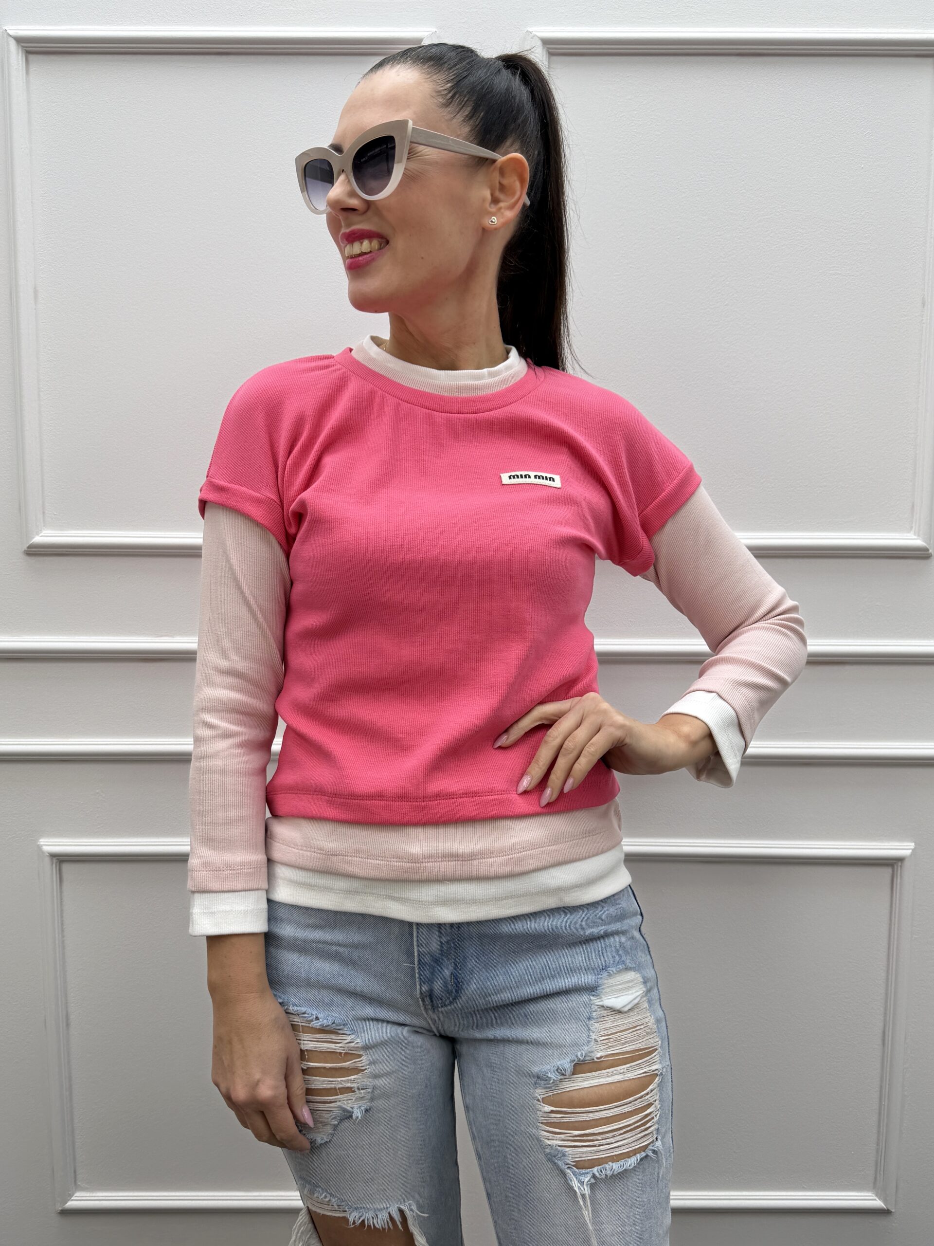 Dámske tričko Bambina ružové